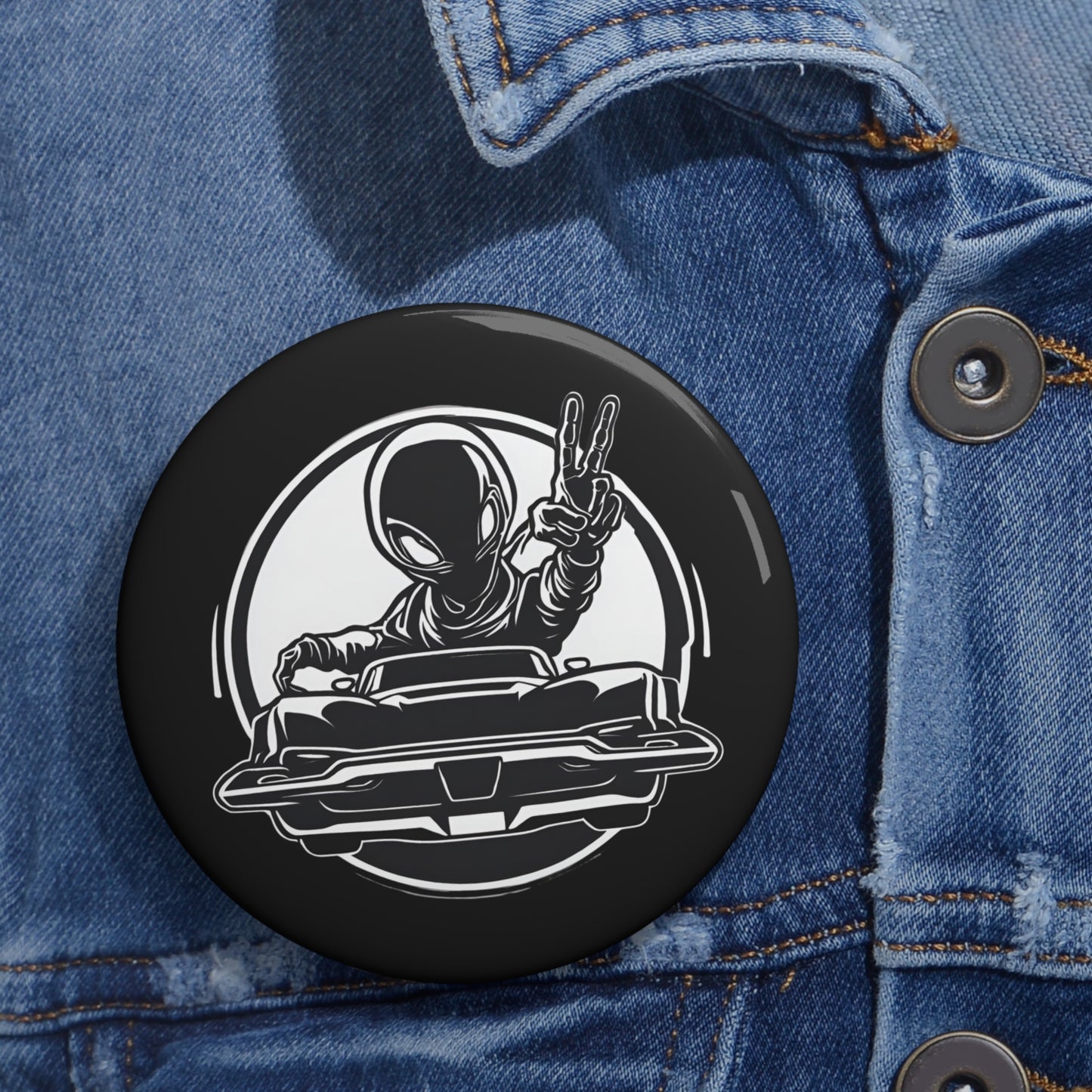 Station Nation Pin Printify by The Night Shift Automotive Apparel