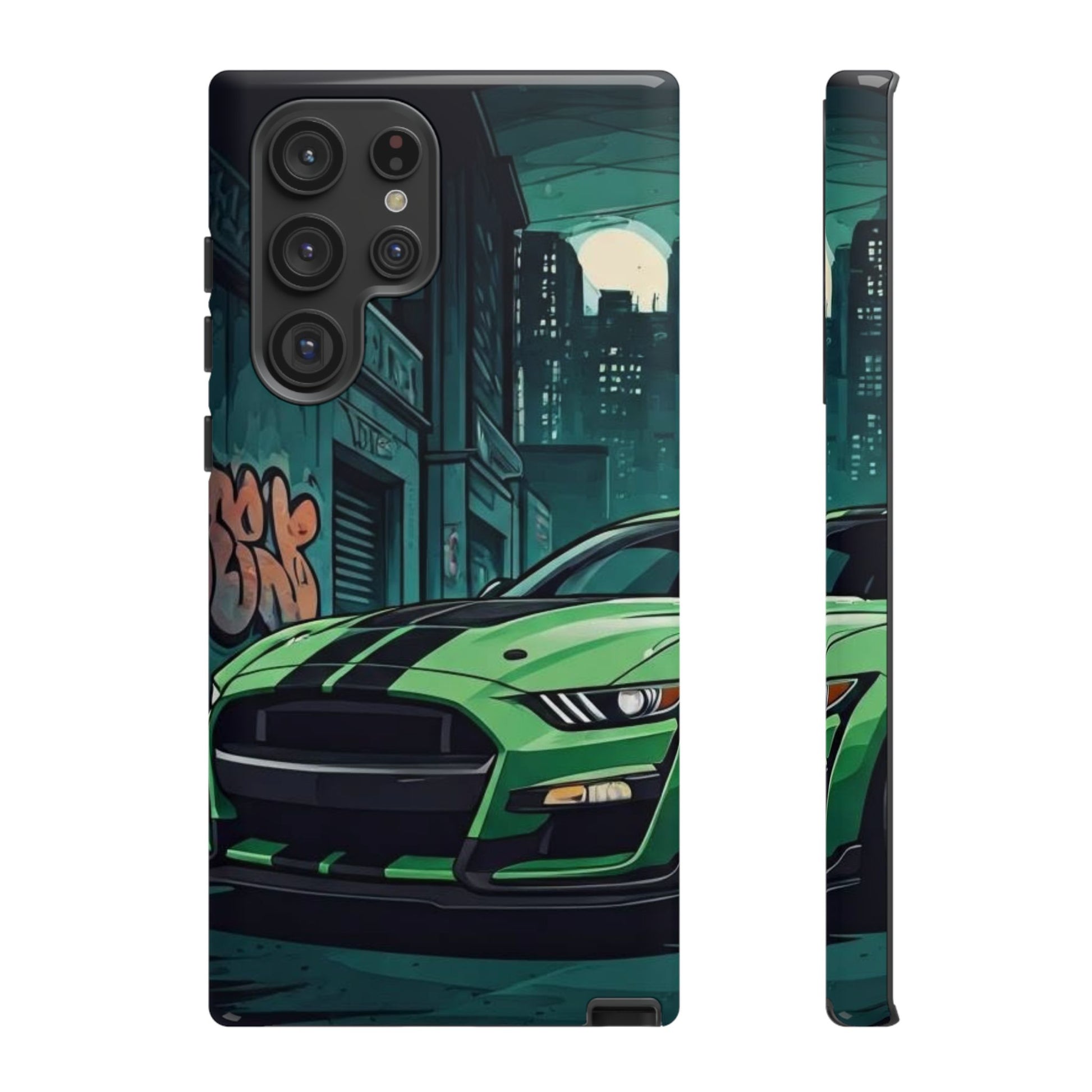 Ford Mustang Shelby GT500 Street Life-Dual Layer Ultra Tough Phone Case Printify by The Night Shift Automotive Apparel