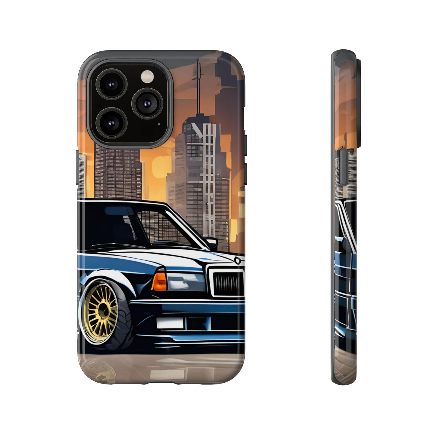 Mercedes Benz 190e Evo-Dual Layer Ultra Tough Phone Case Printify by The Night Shift Automotive Apparel