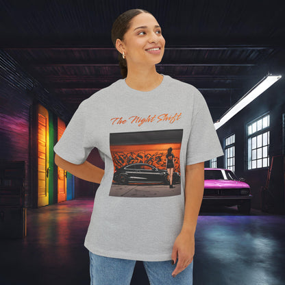Mercedes-Benz C63 AMG Graffiti-Premium, Ultra Soft Unisex Oversized Boxy Tee Printify by The Night Shift Automotive Apparel