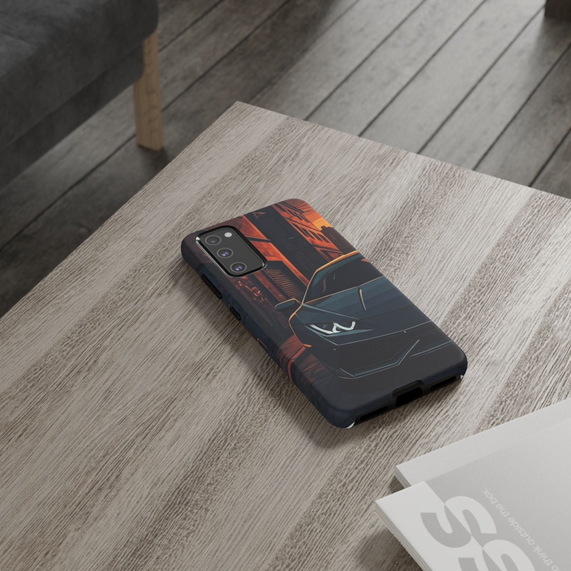 Lamborghini Huracan Street Life-Dual Layer Ultra Tough Phone Case Samsung Galaxy S20 FE Matte Printify by The Night Shift Automotive Apparel