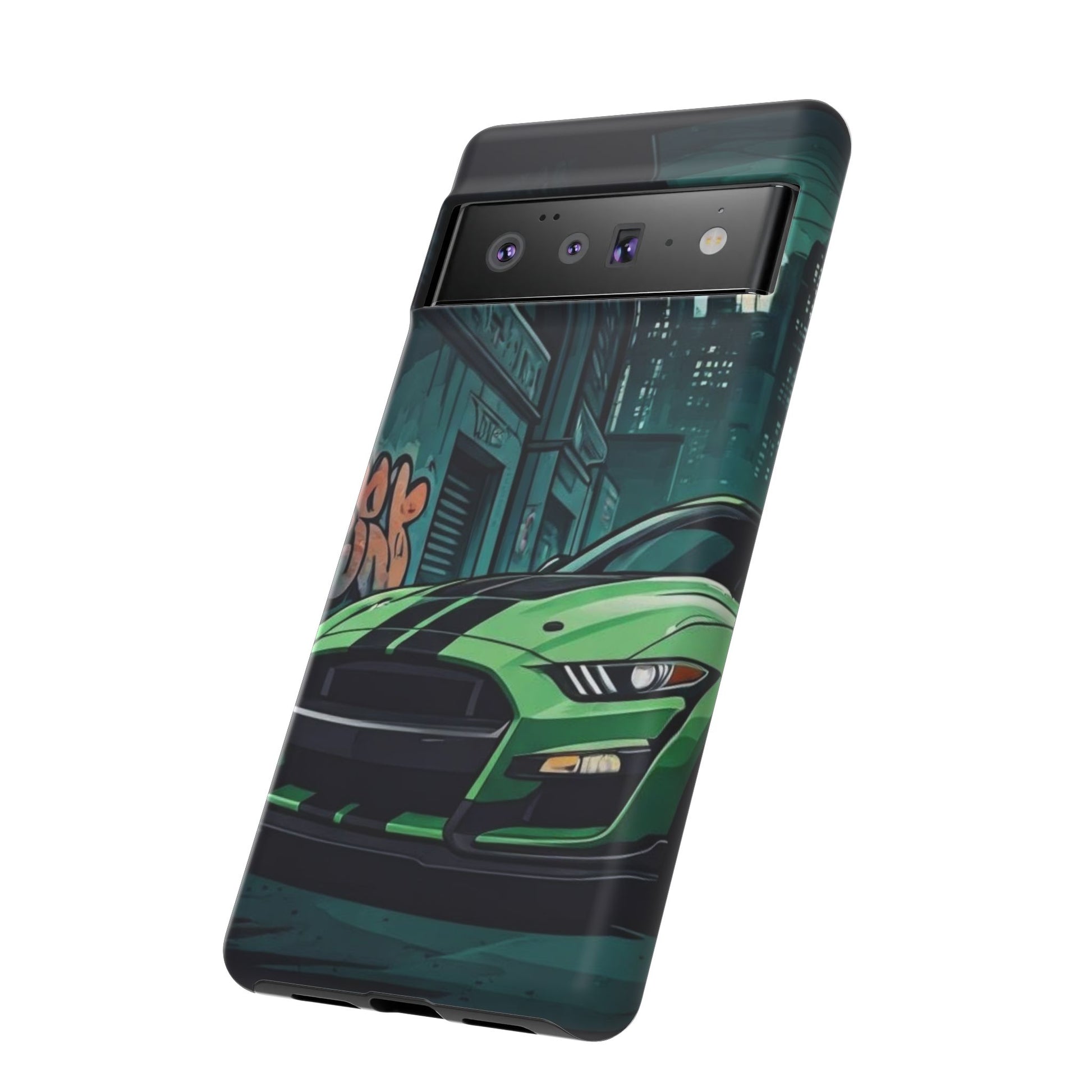Ford Mustang Shelby GT500 Street Life-Dual Layer Ultra Tough Phone Case Printify by The Night Shift Automotive Apparel