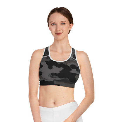 Women's Sports Bra Printify by The Night Shift Automotive Apparel