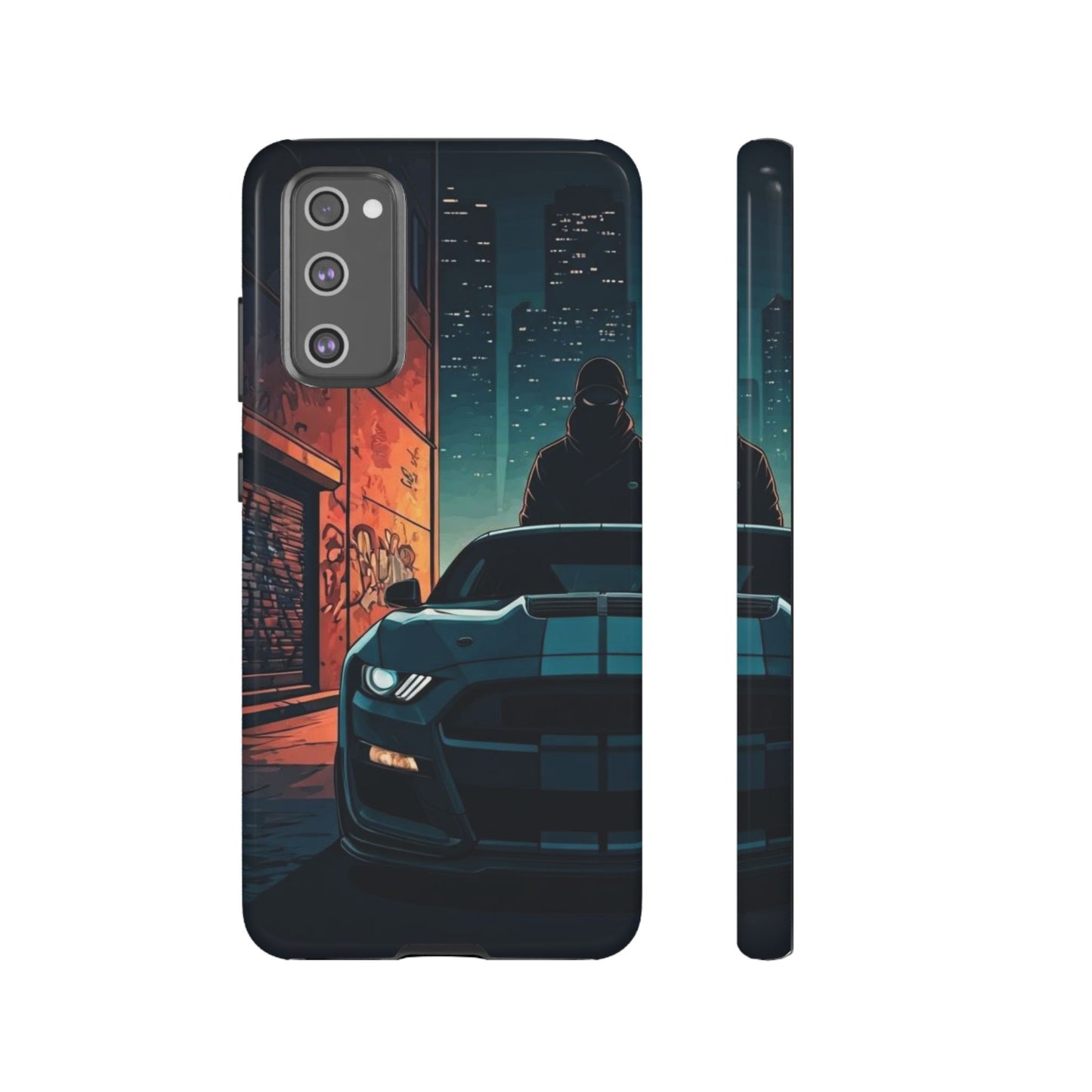 Ford Mustang Shelby GT350 Street Life-Dual Layer Ultra Tough Phone Case Printify by The Night Shift Automotive Apparel