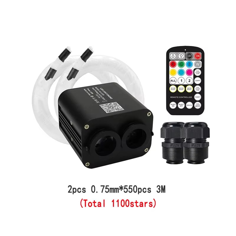 20W RGB Dual Output Starlight Headliner Kit With Music Control Smart App