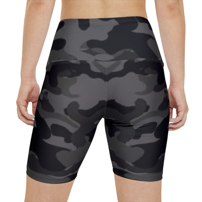 Women's Gym & Fitness Biker Shorts Printify by The Night Shift Automotive Apparel
