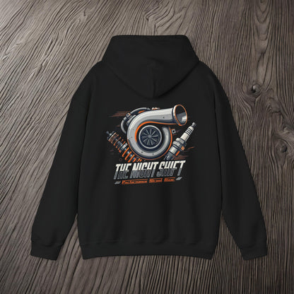 The Night Shift Essentials-Ultra Soft, Premium Hoodie Printify by The Night Shift Automotive Apparel