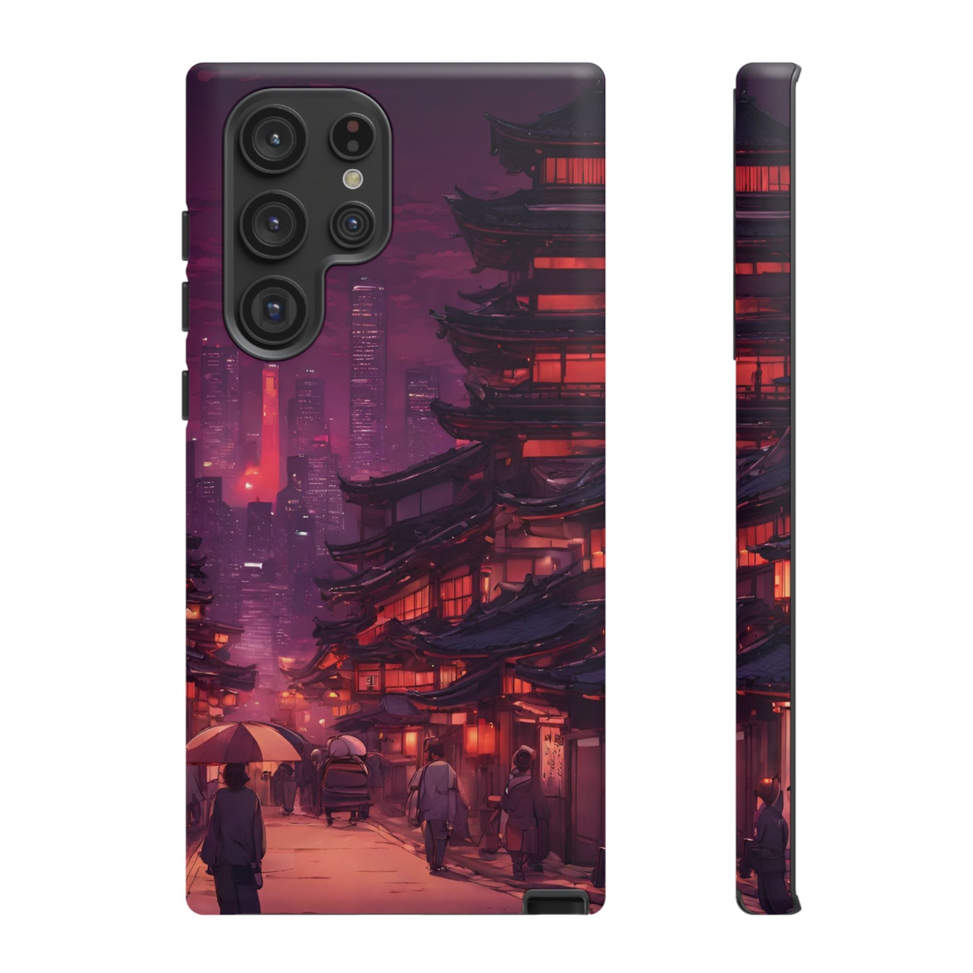 Traditional Japanese Village Countryside-Dual Layer Ultra Tough Phone Case Printify by The Night Shift Automotive Apparel