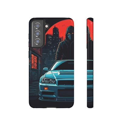Nissan Skyline R34 Street Life-Dual Layer Ultra Tough Phone Case Printify by The Night Shift Automotive Apparel