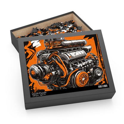 Puzzle (500-Piece) Printify by The Night Shift Automotive Apparel