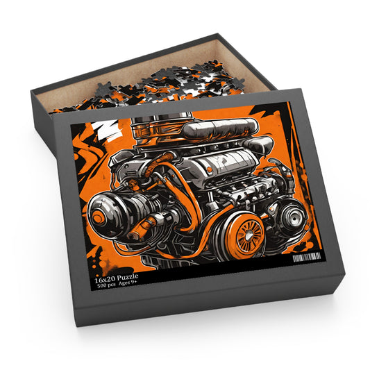 Puzzle (500-Piece) Printify by The Night Shift Automotive Apparel