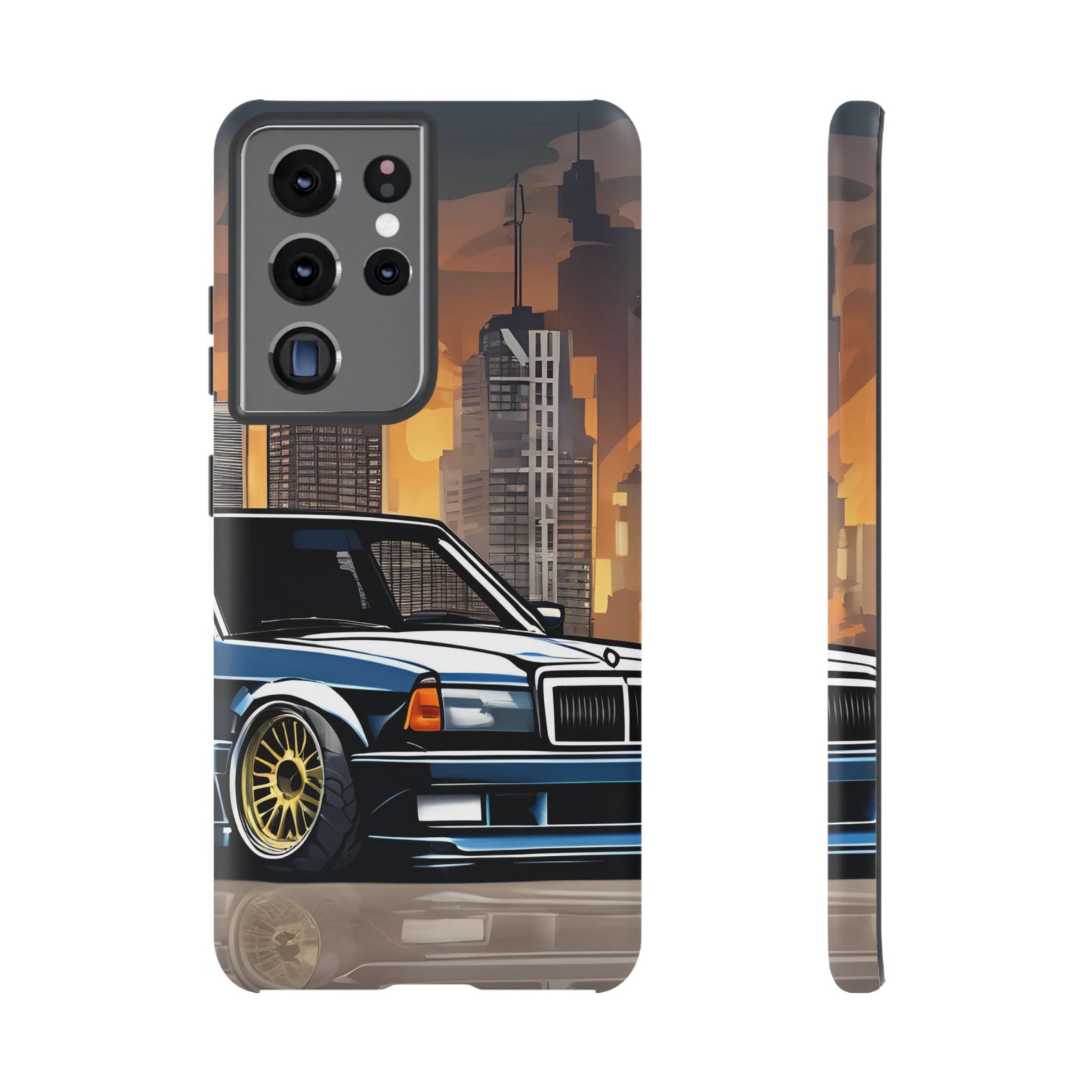 Mercedes Benz 190e Evo-Dual Layer Ultra Tough Phone Case Samsung Galaxy S21 Ultra Matte Printify by The Night Shift Automotive Apparel