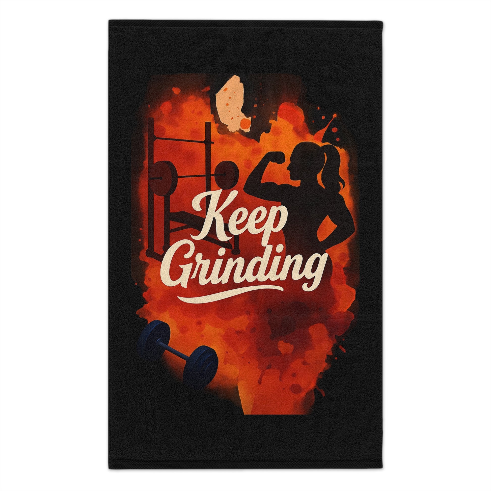 Keep Grinding-Gym Towel( 11x18) Printify by The Night Shift Automotive Apparel