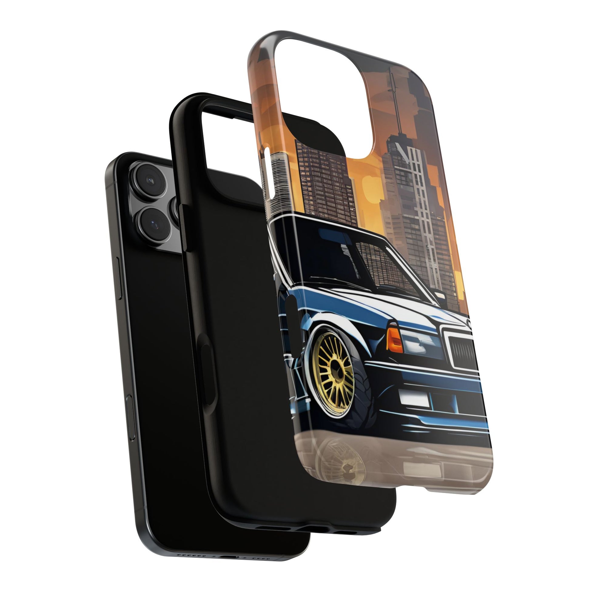 Mercedes Benz 190e Evo-Dual Layer Ultra Tough Phone Case Printify by The Night Shift Automotive Apparel