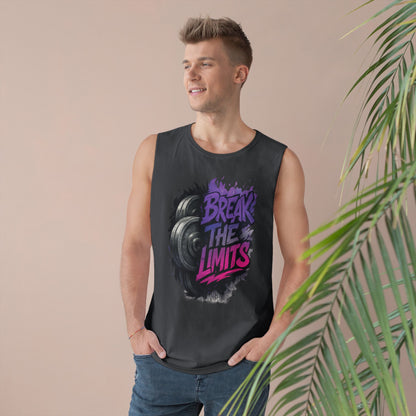 Break The Limits - Premium Unisex Barnard Tank Top Printify by The Night Shift Automotive Apparel