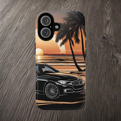 BMW Sunset On The Beach-Dual Layer Ultra Tough Phone Case Printify by The Night Shift Automotive Apparel
