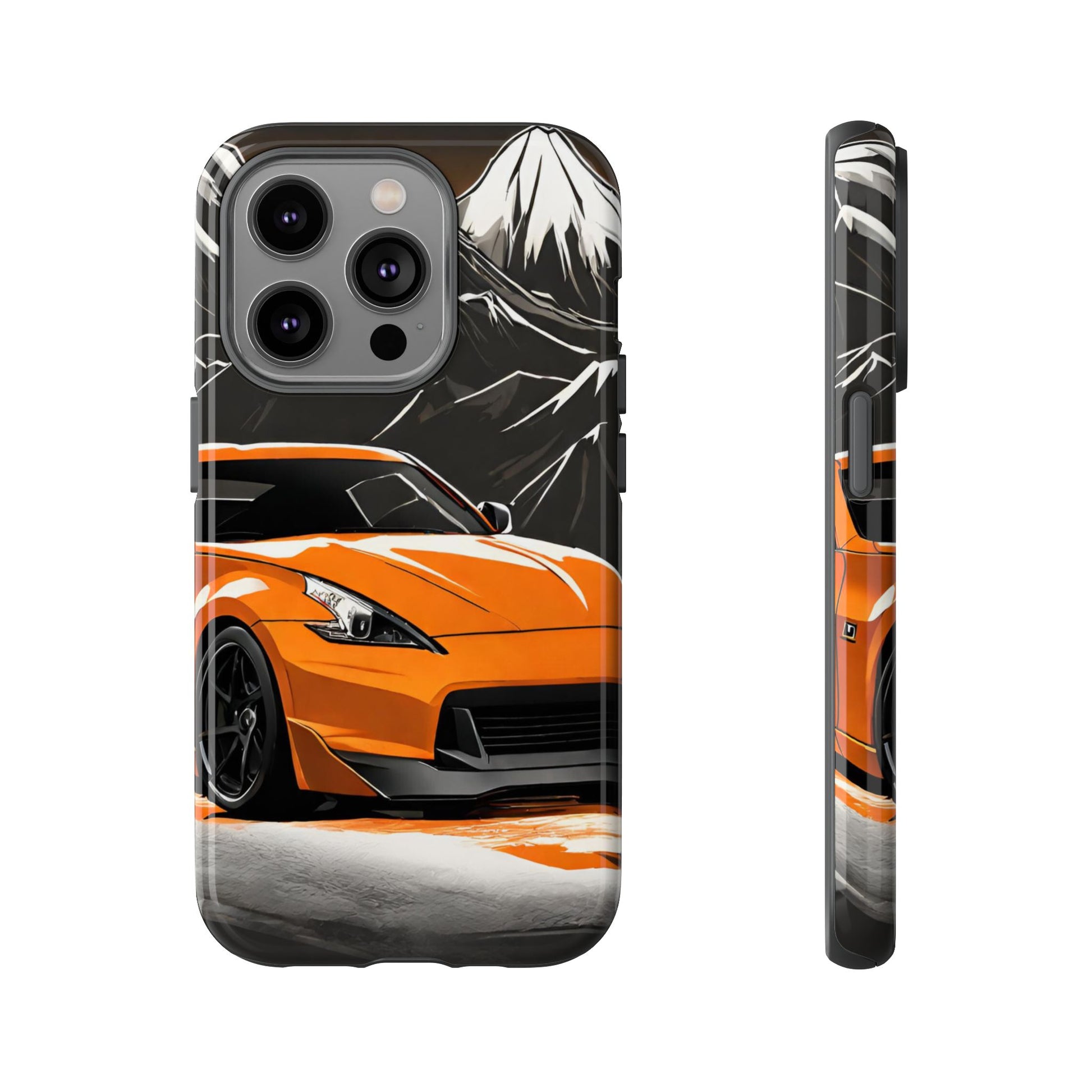 Nissan 370Z Mt Fuji-Dual Layer Ultra Tough Phone Case Printify by The Night Shift Automotive Apparel