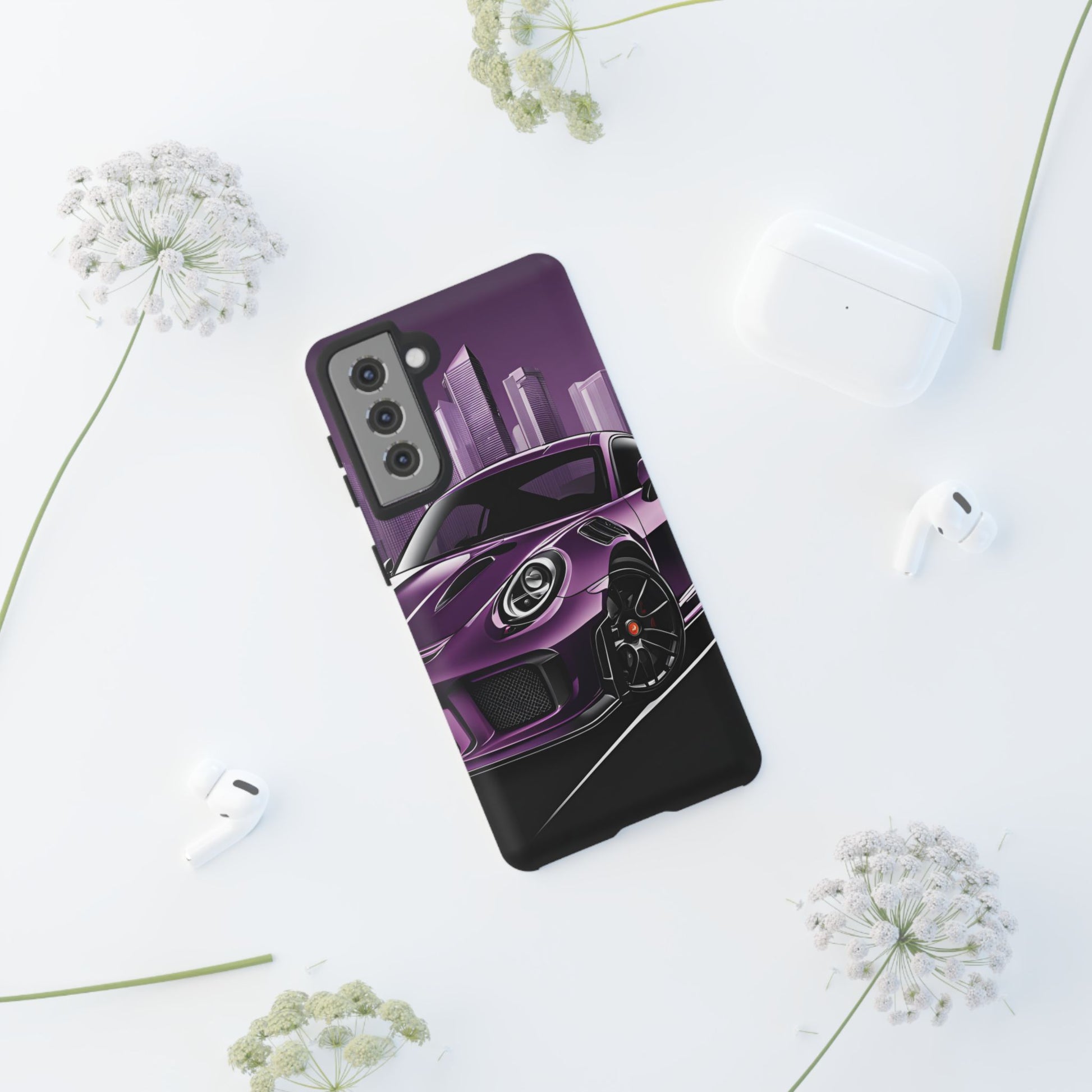 Porsche 911 GT3 RS-Dual Layer Ultra Tough Phone Case Printify by The Night Shift Automotive Apparel