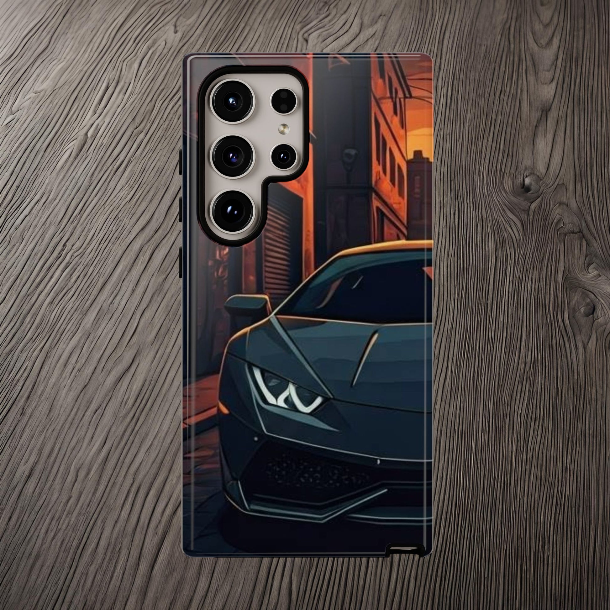 Lamborghini Huracan Street Life-Dual Layer Ultra Tough Phone Case Samsung Galaxy S24 Ultra Glossy Printify by The Night Shift Automotive Apparel