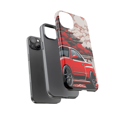Nissan Skyline R34-Dual Layer Ultra Tough Phone Case Printify by The Night Shift Automotive Apparel