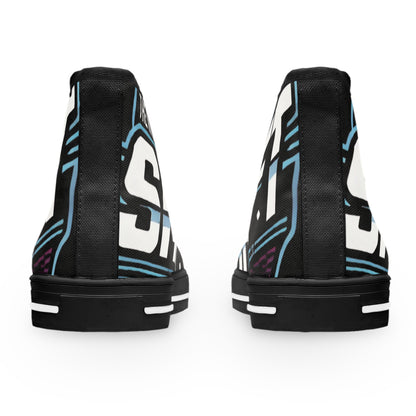 The Night Shift-Women's Canvas High Tops