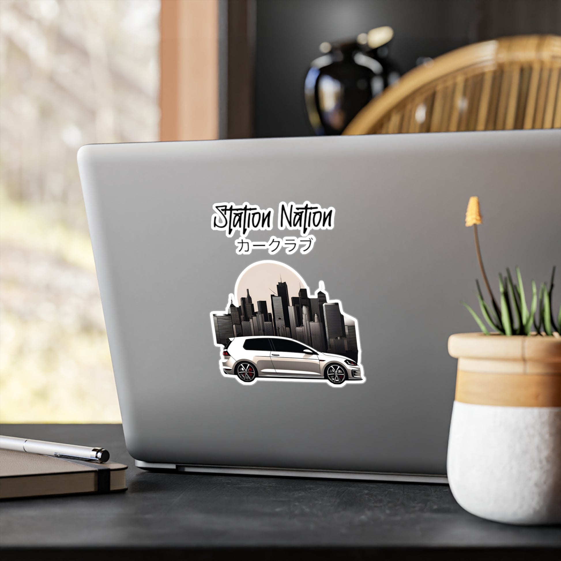 Kiss-Cut Vinyl Decals Printify by The Night Shift Automotive Apparel