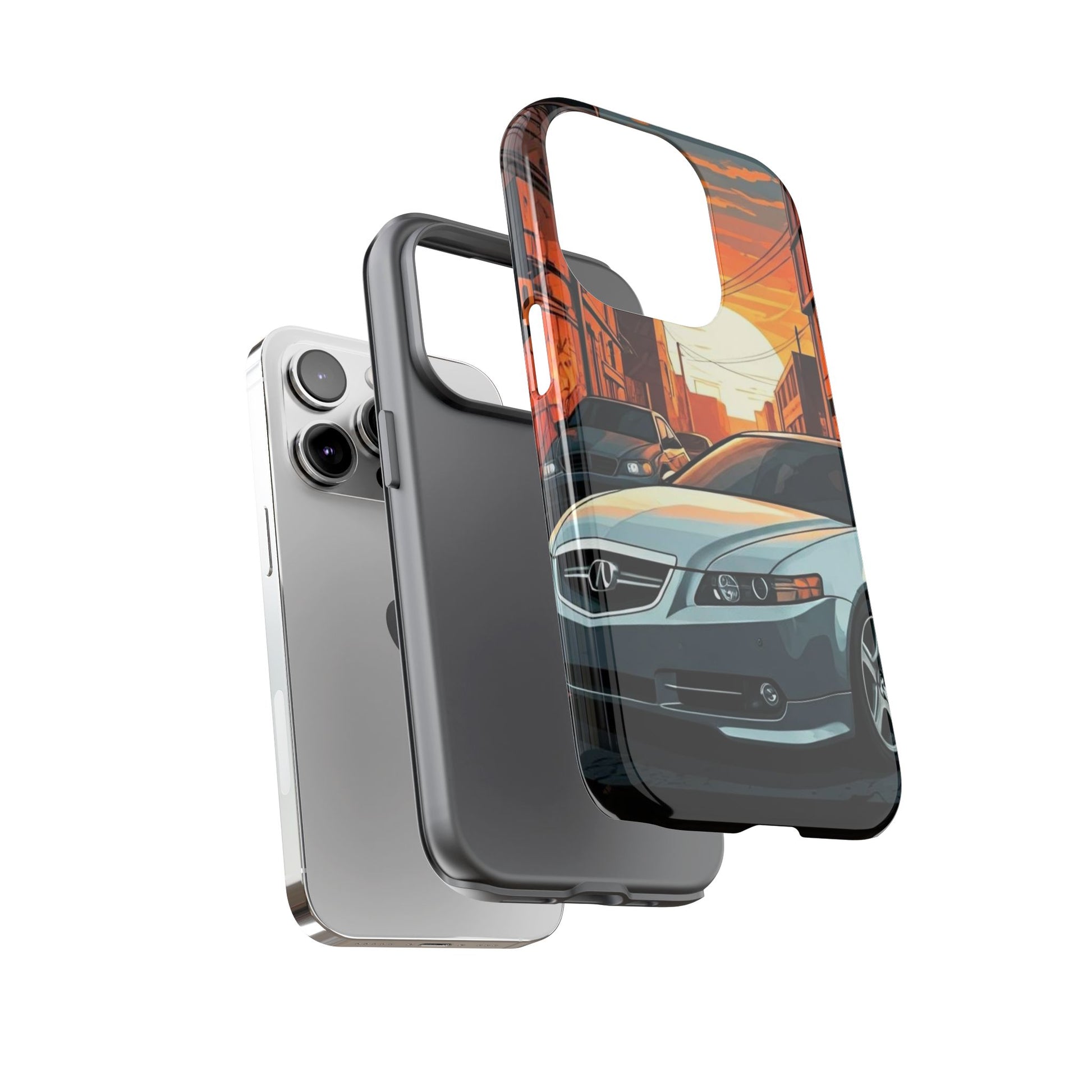 Acura TL Street Life-Dual Layer Ultra Tough Phone Case Printify by The Night Shift Automotive Apparel