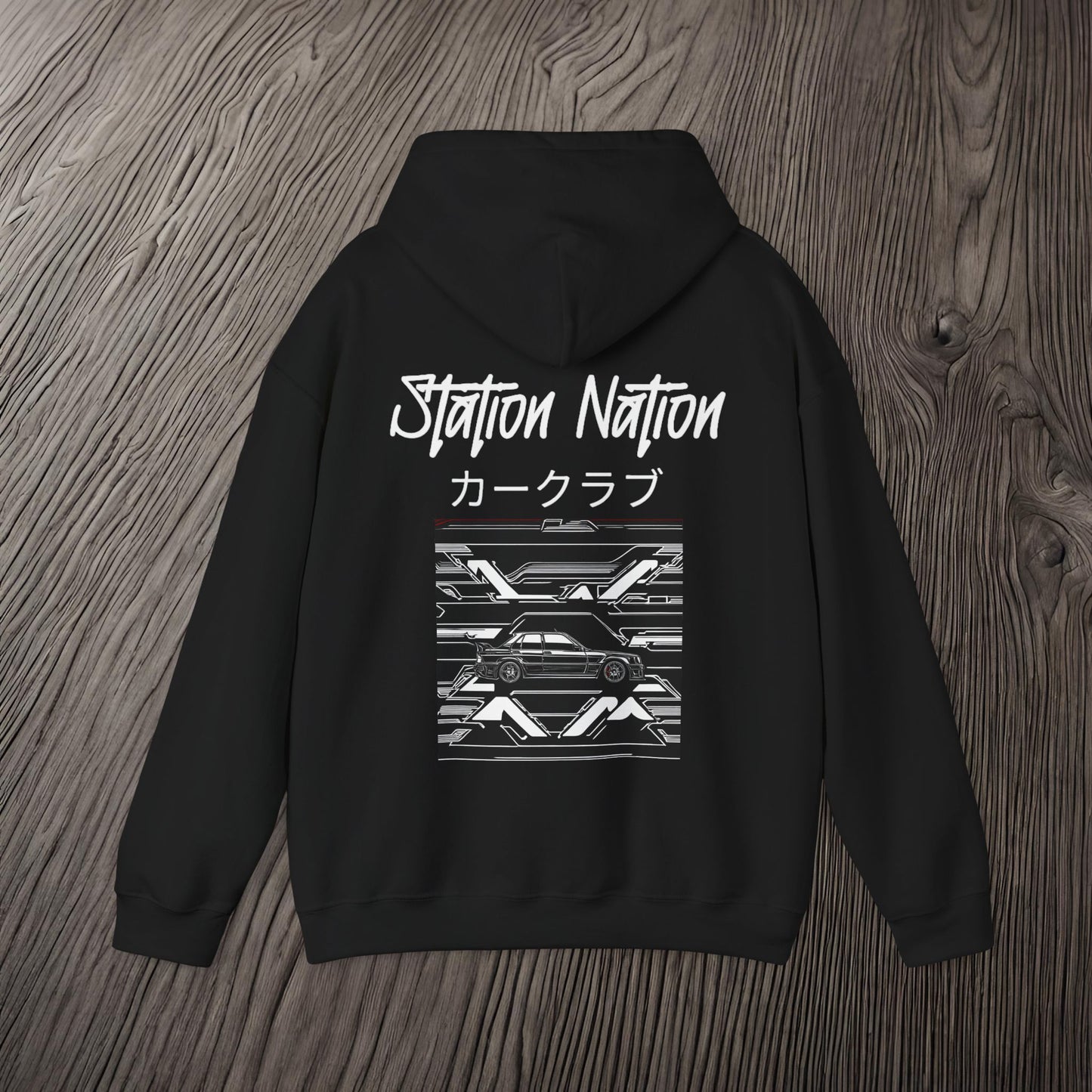Station Nation-Ultra Soft, Premium Hoodie Printify by The Night Shift Automotive Apparel