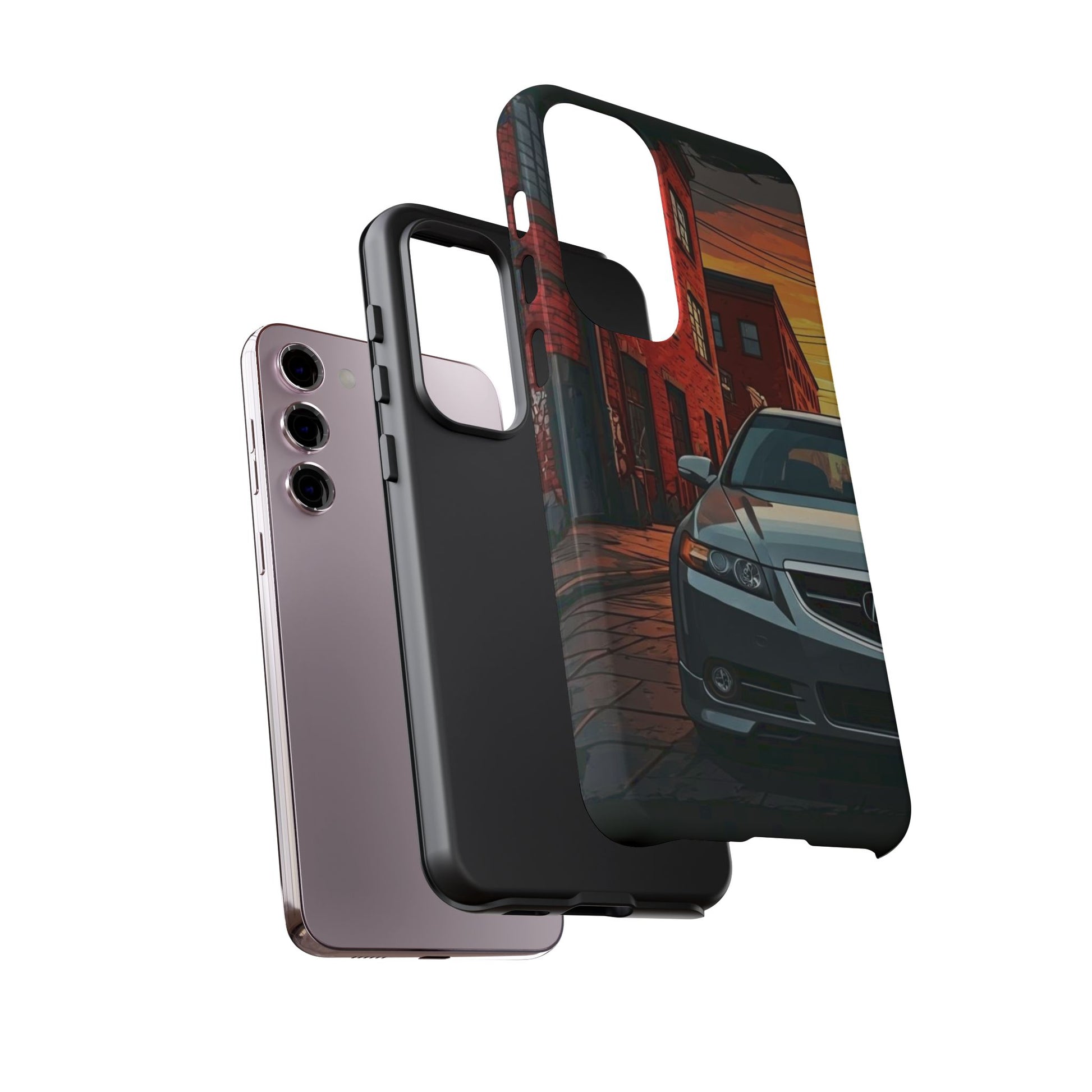 Acura TL Street Life-Dual Layer Ultra Tough Phone Case Printify by The Night Shift Automotive Apparel