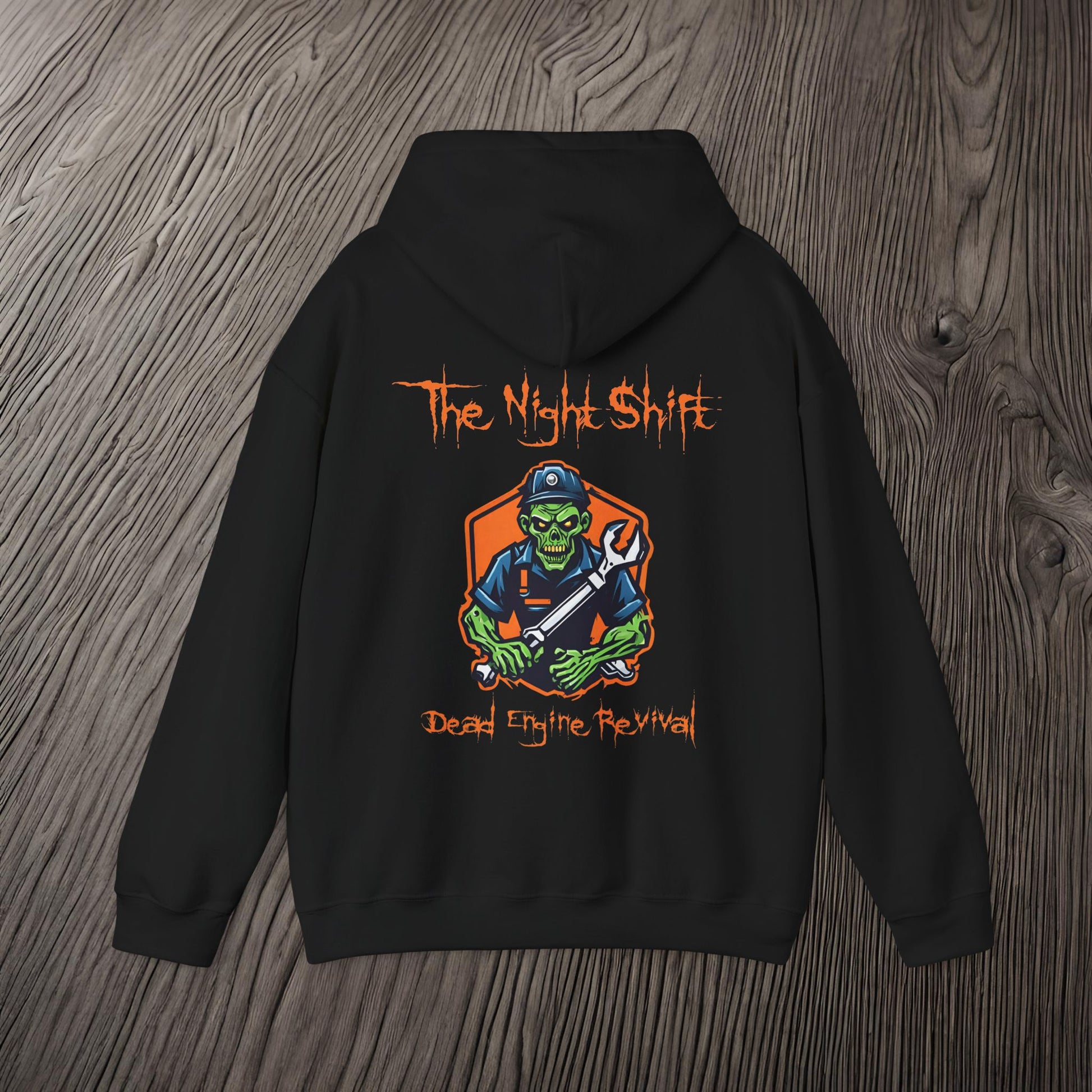 Zombie Dead Engine Revival-Ultra Soft, Premium Hoodie Printify by The Night Shift Automotive Apparel