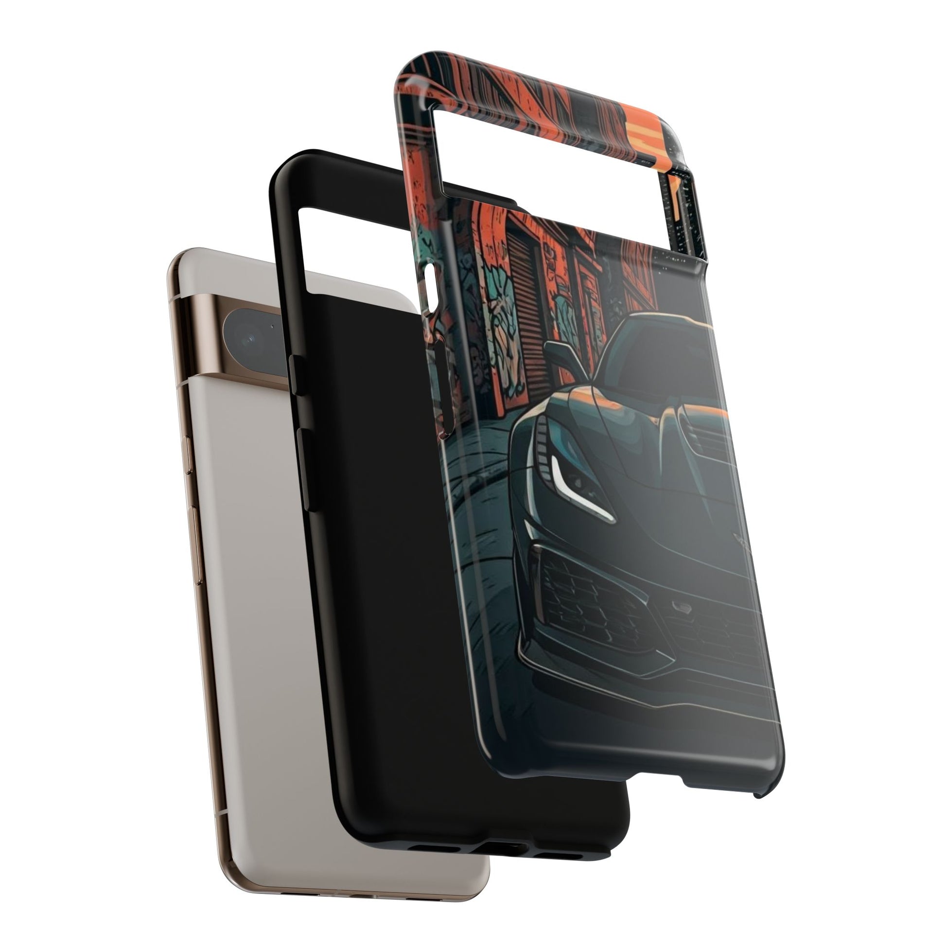 Chevy Corvette C7 Street Life-Dual Layer Ultra Tough Phone Case Printify by The Night Shift Automotive Apparel
