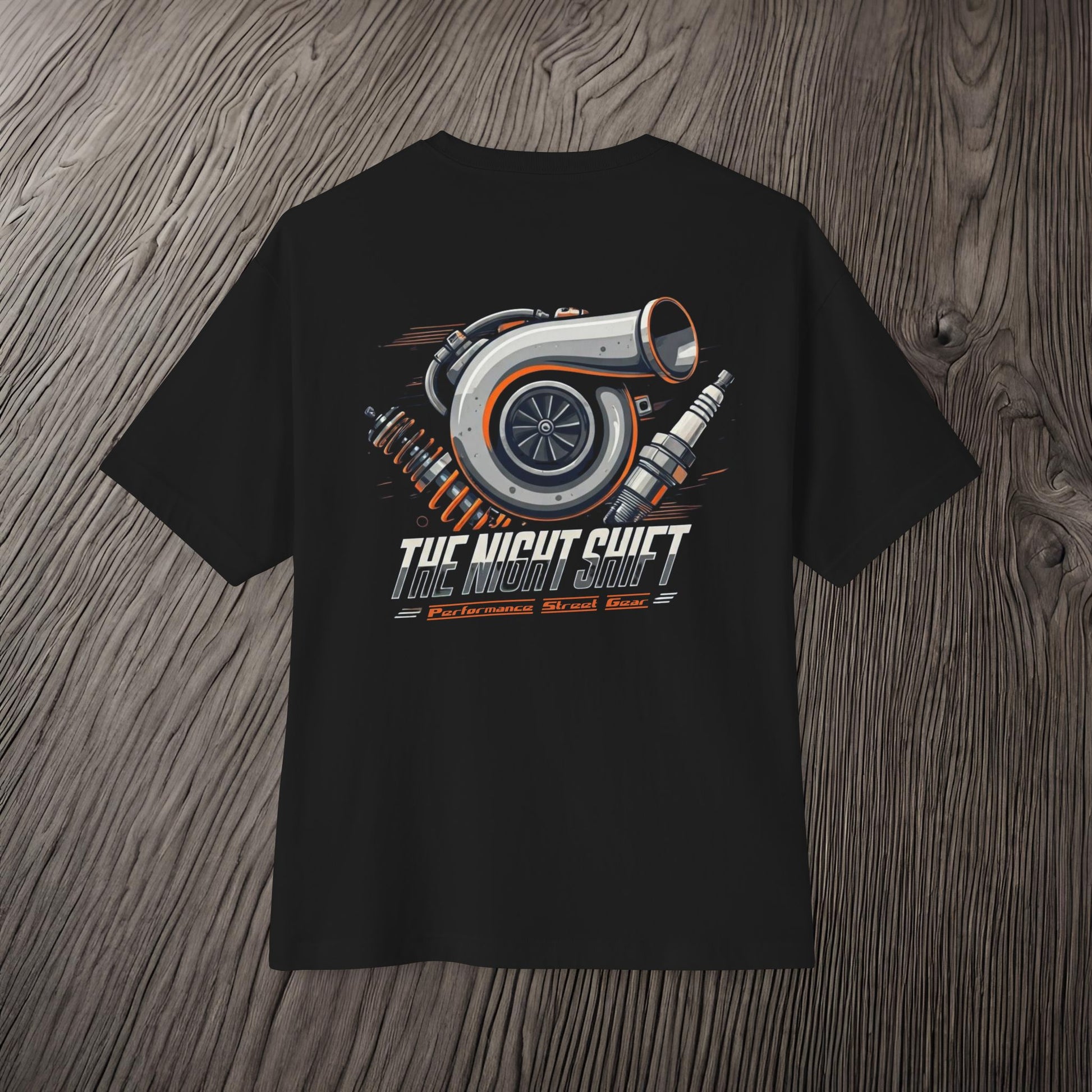 The Night Shift Essentials-Ultra Soft, Premium Unisex Oversized Boxy Tee Printify by The Night Shift Automotive Apparel