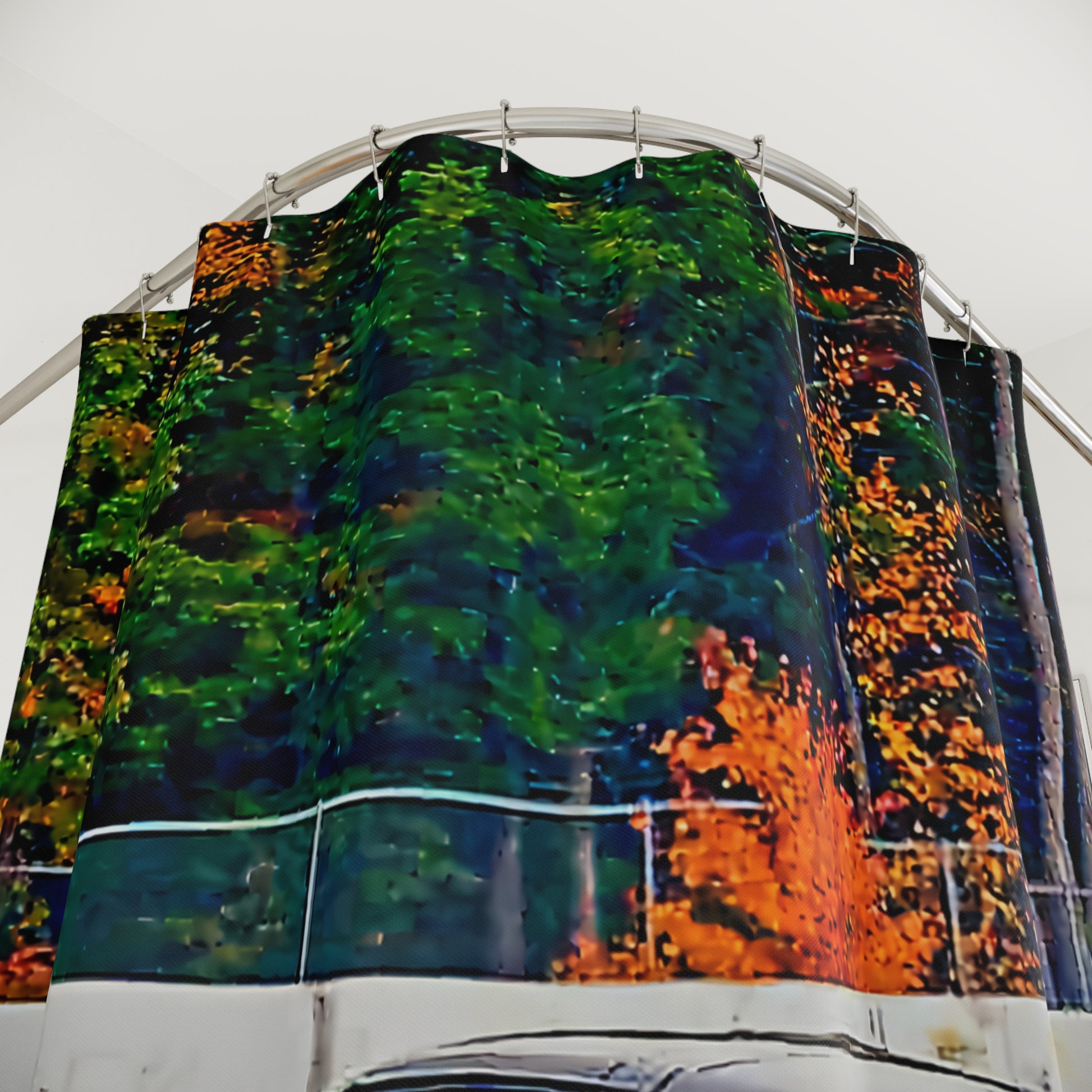 Shower Curtains Printify by The Night Shift Automotive Apparel