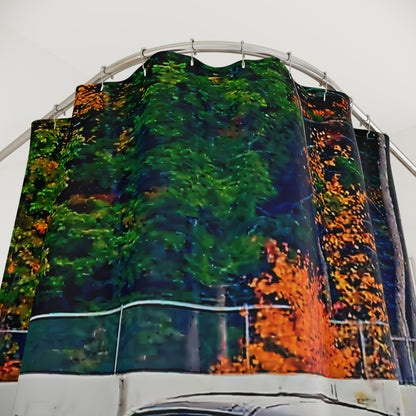 Shower Curtains Printify by The Night Shift Automotive Apparel