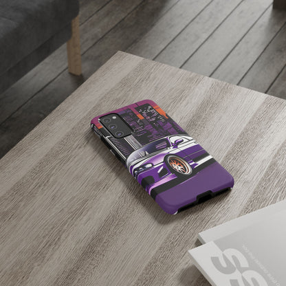 Nissan 240sx S15-Dual Layer Ultra Tough Phone Case Samsung Galaxy S20 FE Matte Printify by The Night Shift Automotive Apparel