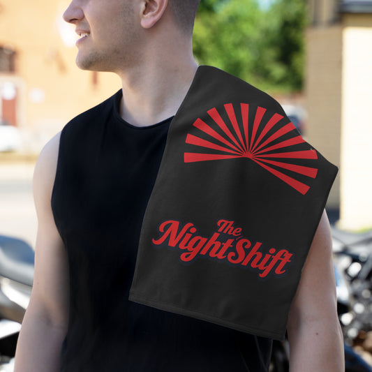 The Night Shift-Gym Towel( 11x18) White 11" × 18" Printify by The Night Shift Automotive Apparel