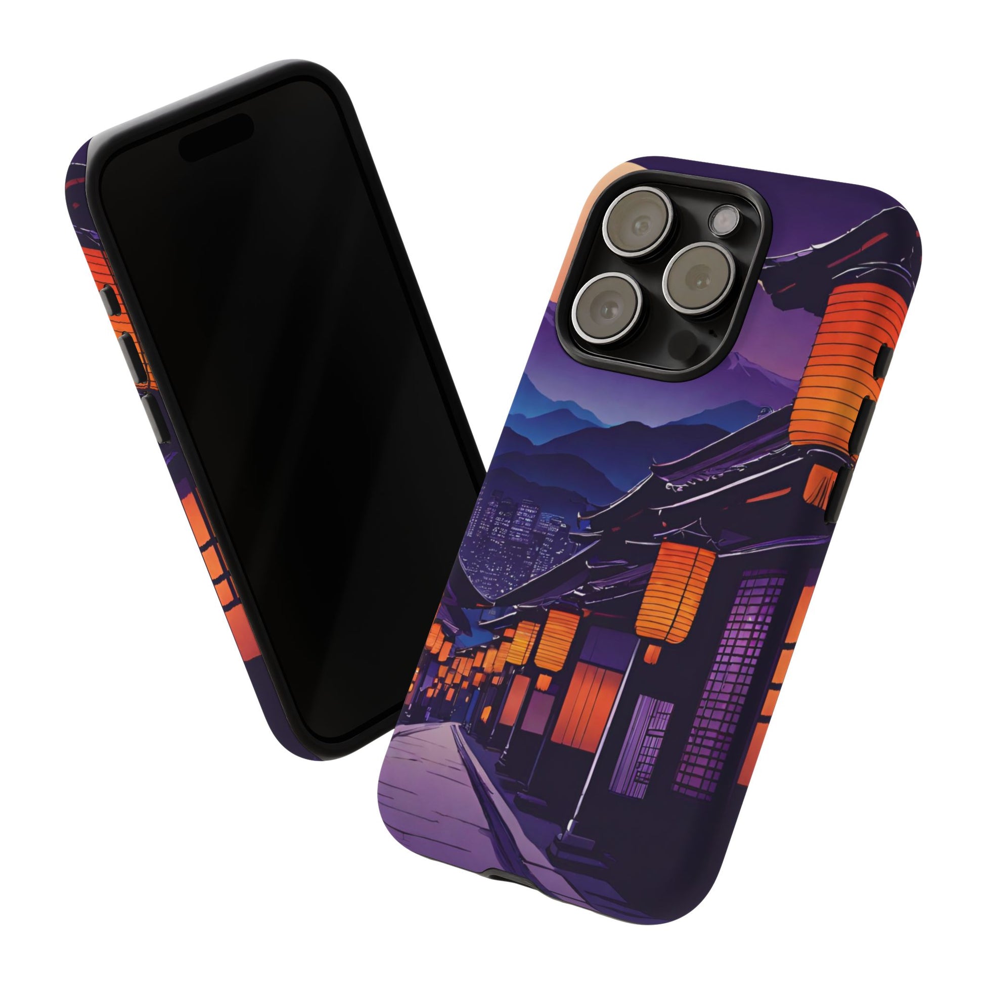Traditional Japanese Village Countryside-Dual Layer Ultra Tough Phone Case Printify by The Night Shift Automotive Apparel