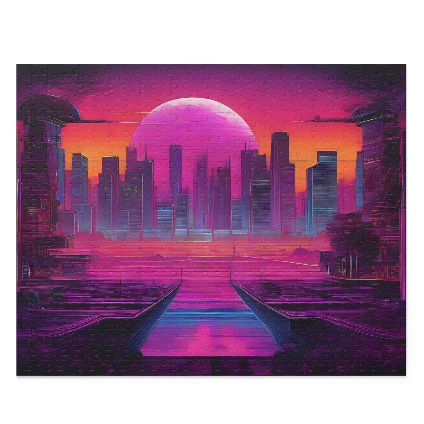 Puzzle (500-Piece) 20" × 16" (500 pcs) Printify by The Night Shift Automotive Apparel