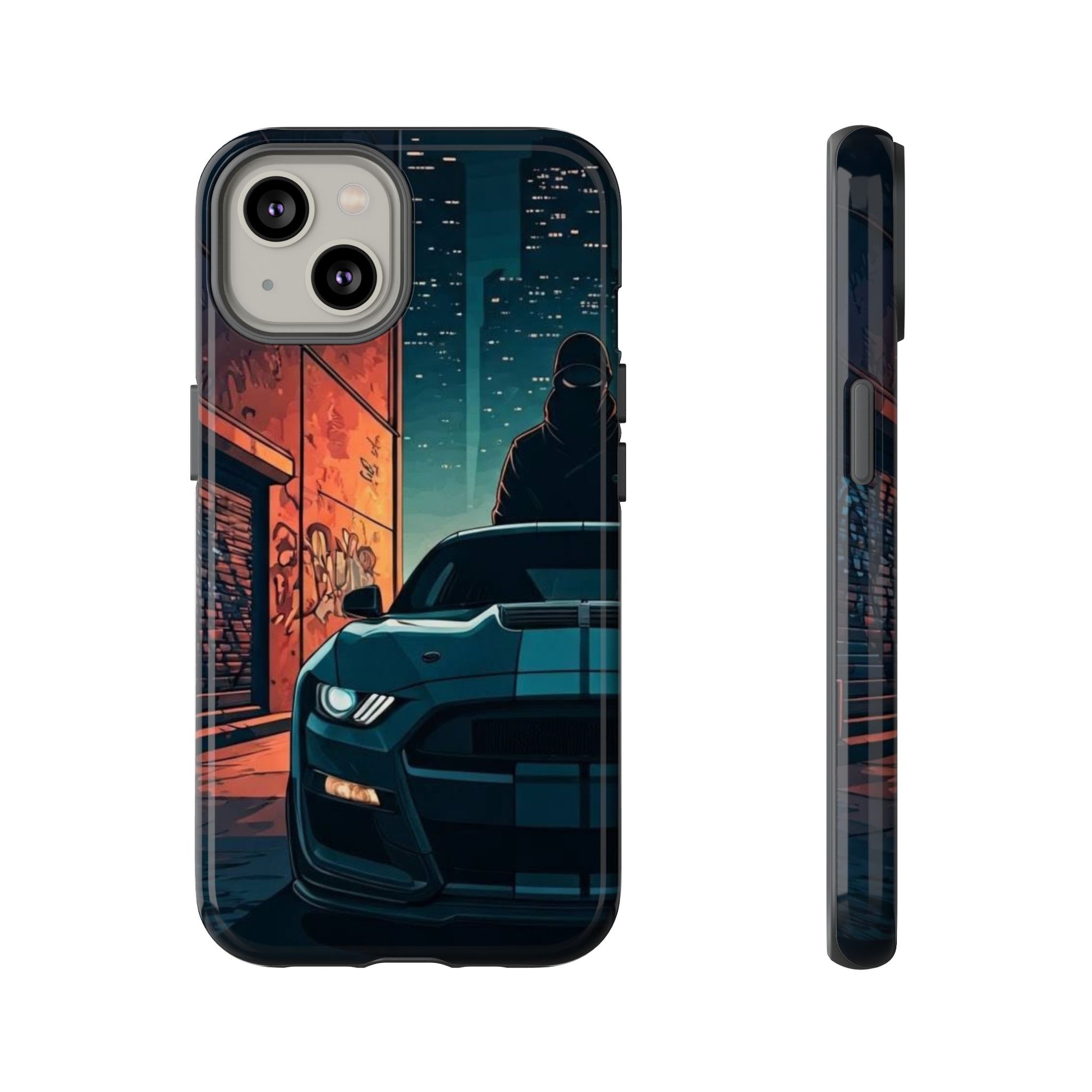 Ford Mustang Shelby GT350 Street Life-Dual Layer Ultra Tough Phone Case Printify by The Night Shift Automotive Apparel