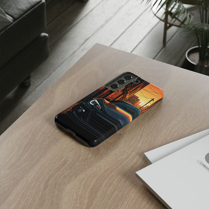 Subaru BRZ Street Life-Dual Layer Ultra Tough Phone Case Samsung Galaxy S22 Glossy Printify by The Night Shift Automotive Apparel