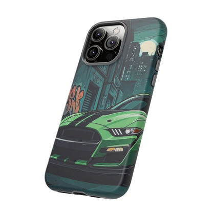 Ford Mustang Shelby GT500 Street Life-Dual Layer Ultra Tough Phone Case Printify by The Night Shift Automotive Apparel