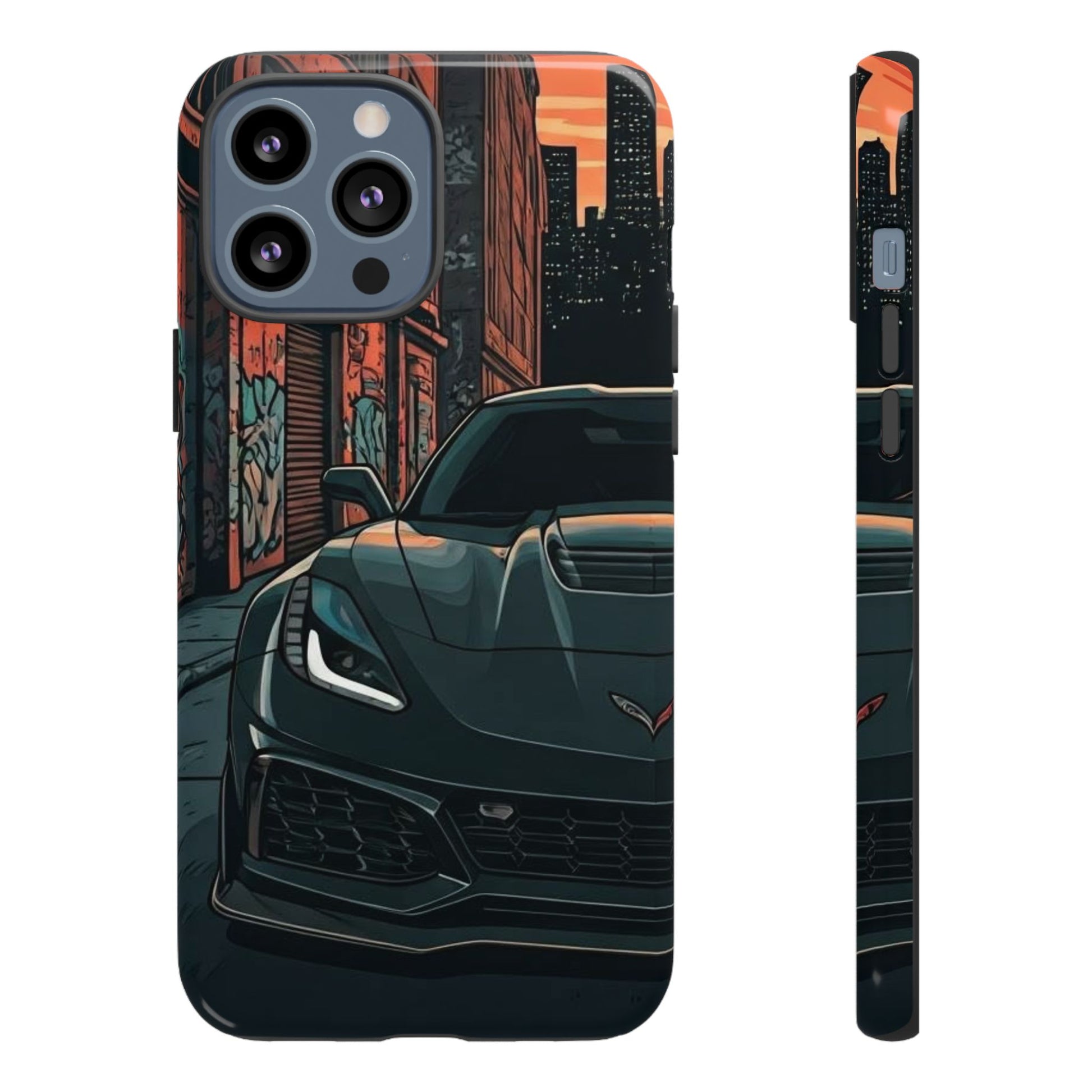 Chevy Corvette C7 Street Life-Dual Layer Ultra Tough Phone Case Printify by The Night Shift Automotive Apparel