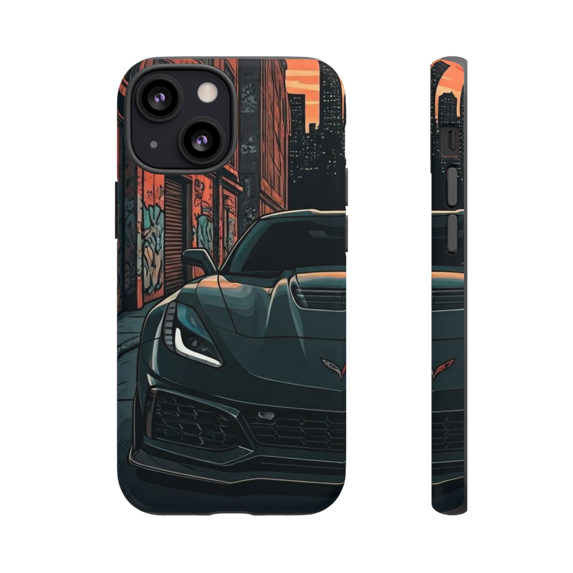 Chevy Corvette C7 Street Life-Dual Layer Ultra Tough Phone Case Printify by The Night Shift Automotive Apparel