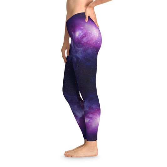 Stretchy Leggings Seam thread color automatically matched to design Printify by The Night Shift Automotive Apparel
