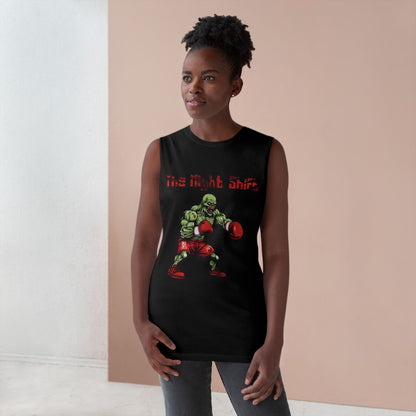 Zombie Heavy Weight Boxing Champion - Premium Unisex Barnard Tank Top Printify by The Night Shift Automotive Apparel