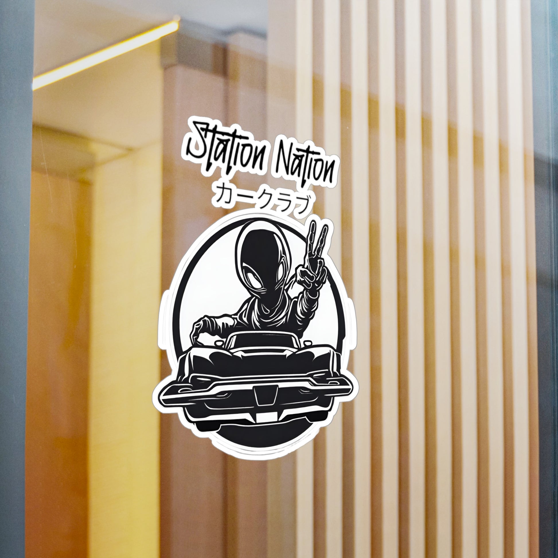 Kiss-Cut Vinyl Decals Printify by The Night Shift Automotive Apparel