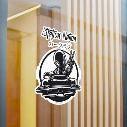 Kiss-Cut Vinyl Decals Printify by The Night Shift Automotive Apparel