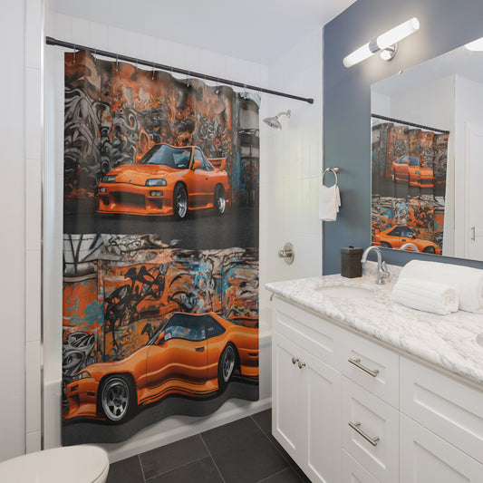 Shower Curtains Printify by The Night Shift Automotive Apparel