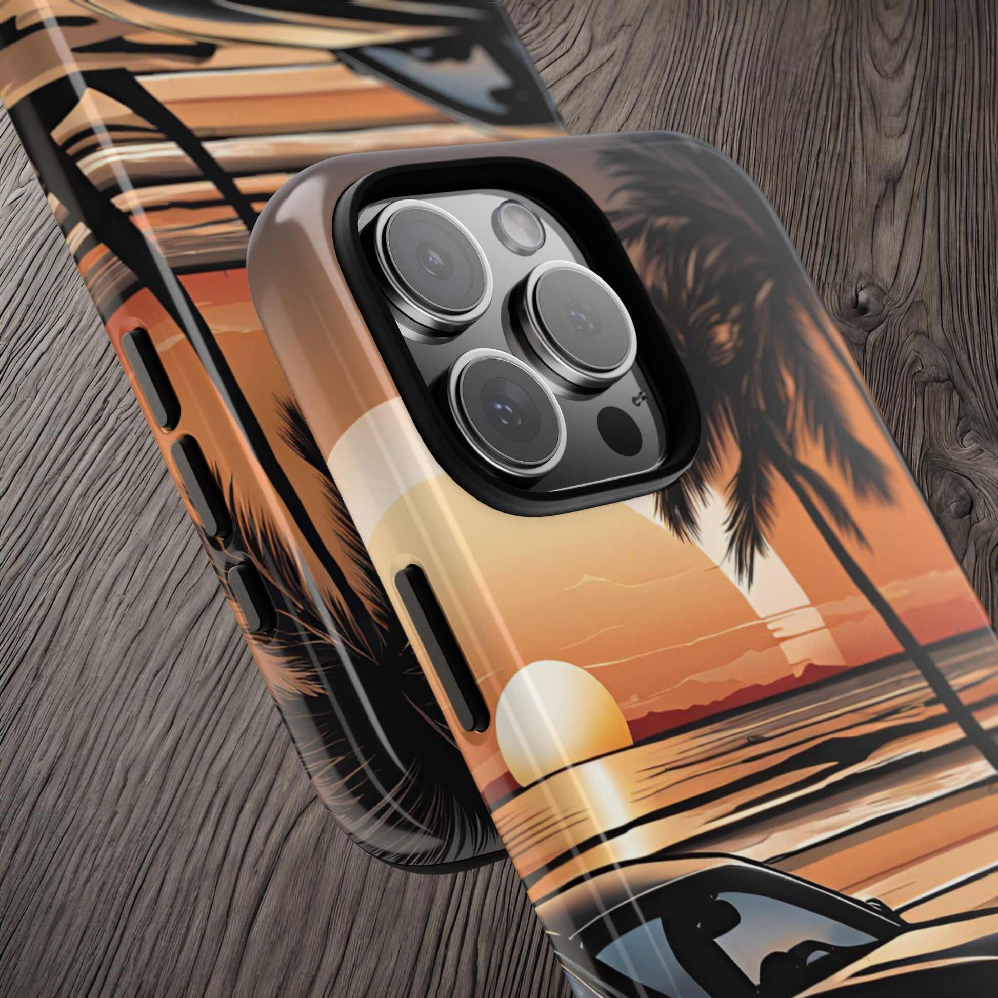 BMW Sunset On The Beach-Dual Layer Ultra Tough Phone Case Printify by The Night Shift Automotive Apparel