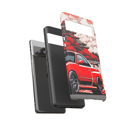 Nissan Skyline R34-Dual Layer Ultra Tough Phone Case Printify by The Night Shift Automotive Apparel